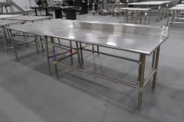 (4) Stainless Steel Tables