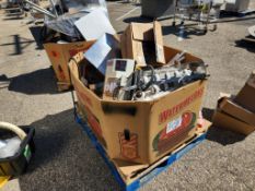 Misc. Misc. Pallet with Conveyor Parts Consisting of: Modular White 18