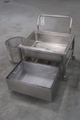Mobile Stainless Steel Straining Sink