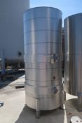 550-Gallon Stainless Steel Tank - (2) Cooper Crouse-Hinds Heater Bands, Exterior Insulation, 4-