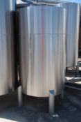 400-Gallon Stainless Steel Tank - 4-Leg, Flat Top, Bottom Discharge - Sold Subject to Seller