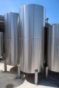 550-Gallon Stainless Steel Tank - 4-Leg, Flat Top, Bottom Discharge - Sold Subject to Seller