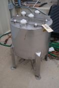 (2) Stainless Steel Oil Rich Solvent Tanks - Approx. 18-Gallon Capacity - Sold Subject to Seller