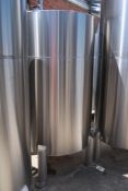 400-Gallon Stainless Steel Tank - 4-Leg, Flat Top, Bottom Discharge - Sold Subject to Seller