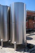 550-Gallon Stainless Steel Tank - 4-Leg, Flat Top, Bottom Discharge - Sold Subject to Seller