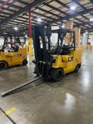 12,000 LB CATERPILLAR FORKLIFT MODEL GC55K WITH PRONG ATTACHMENT