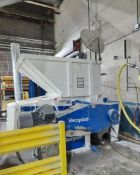 VECOPLAN SINGLE SHAFT SHREDDER MODEL VAZ1300S / VAZ 1300 S 100 HP MANUFACTURED 2013