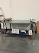 THREE METAL TABELS / DESKS