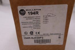 NEW Allen Bradley 194R-NJ030P3 Ser B IEC Disconnect Rotary Switch 30A