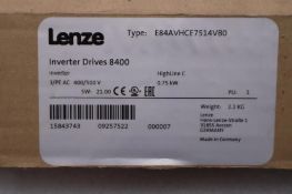 NEW LENZE E84AVHCE7514VB0 INVERTER DRIVE 8400 HIGHLINE C SERIES