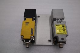 TWO SICK T4000-2DRNAC SAFETY SWITCH