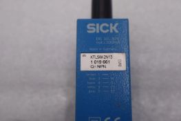 SICK KTL5W2N13 CONTRAST SENSOR NPN OUTPUT FIBER OPTIC NEVER USED
