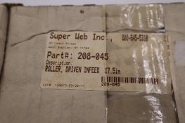 NEW SUPERWEB DRIVEN INFEED 17.5 IN ROLLER PART 208-045