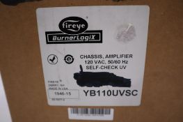 Fireye BurnerLogix YB110UVSC Chassis Amplifier Self Check UV Flame Module NEW
