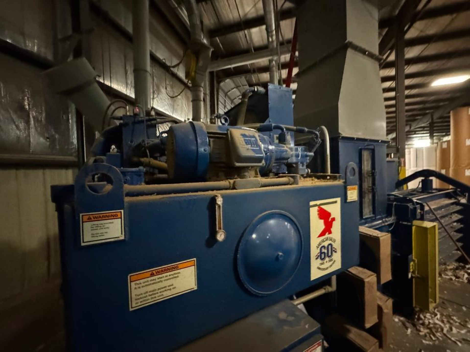 40 HP (TWIN 20 HP MOTORS) AMERICAN HORIZONTAL AUTOTIE BALER MODEL PAC40297T20 - Image 10 of 12