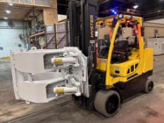 12,000 POUND HYSTER S120FTPRS PAPER ROLL CLAMP FORKLIFT 60