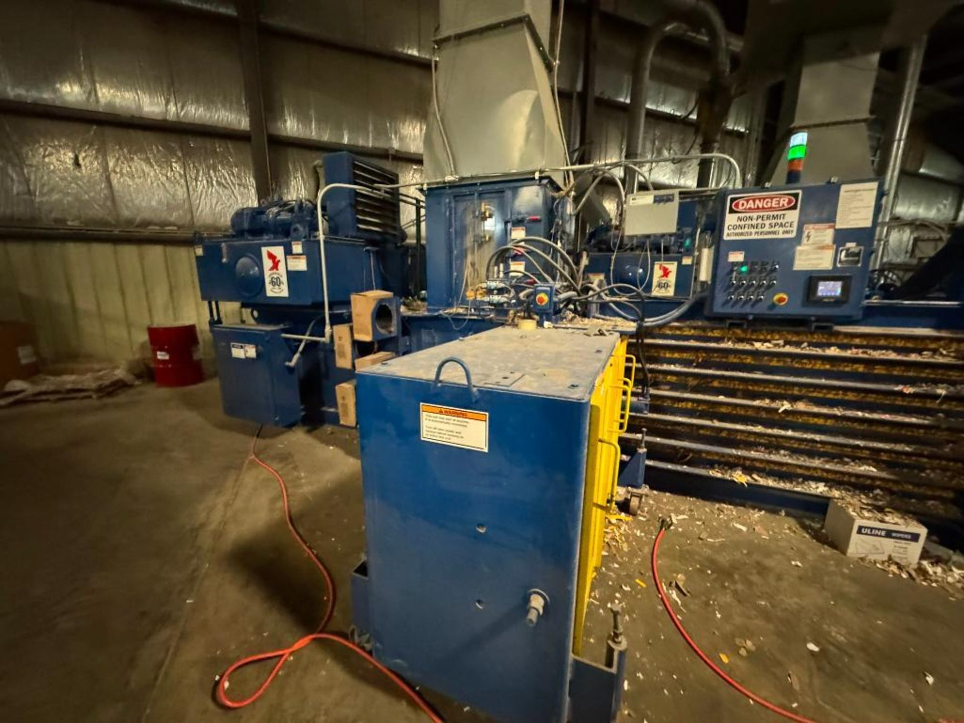 40 HP (TWIN 20 HP MOTORS) AMERICAN HORIZONTAL AUTOTIE BALER MODEL PAC40297T20 - Image 7 of 11