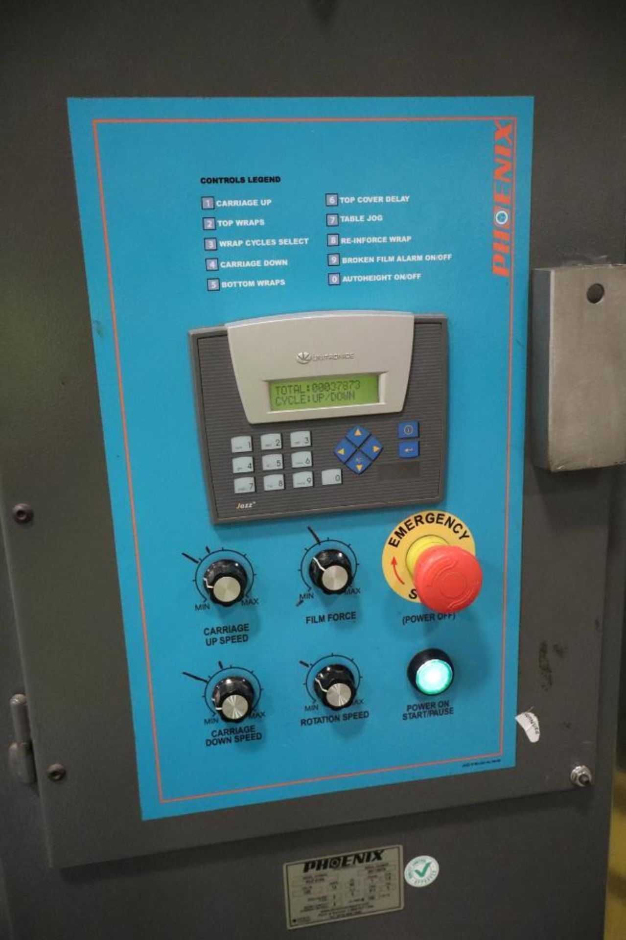 Phoenix PLP-2150 Dual Station Semi Automatic Stretch Machine S/N 20115676 - Image 4 of 5