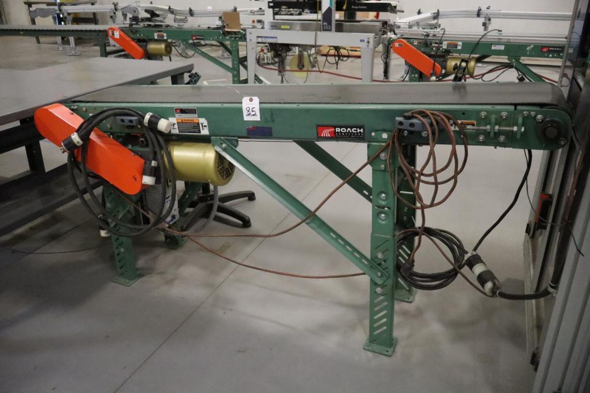 Roach 12" x 6' Power Conveyor with Lenze AC Tech Speed Control