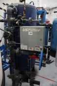 225 Gallon Jacketed Water Softener Tank with US Filter Solenoid Control