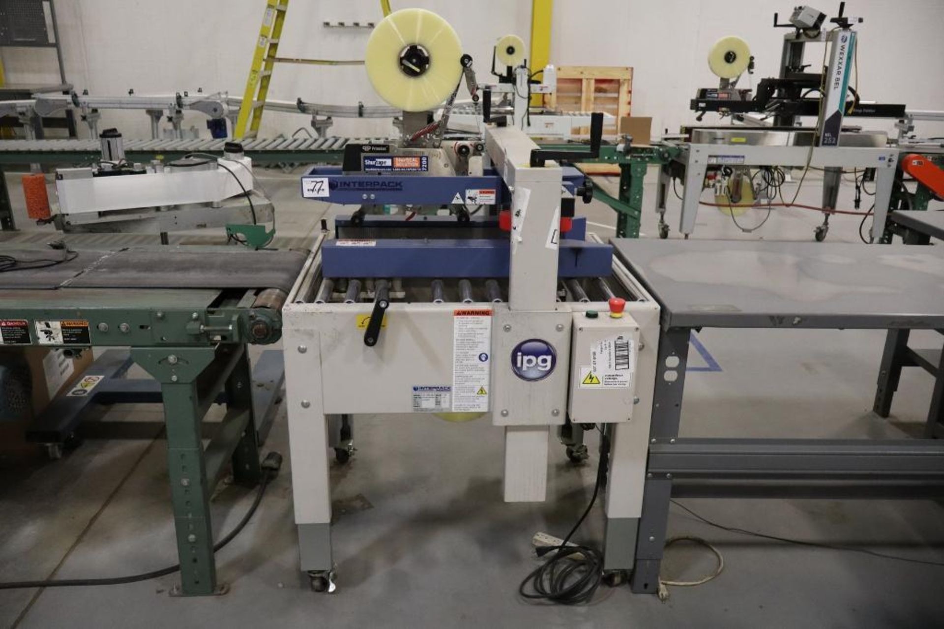 Interpack USC 2020-SB-II Automatic Case Sealer S/N TM20519M037