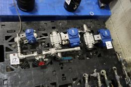 (3) Harbonim Compact 4 Stainless Steel Pneumatic Actuated Ball Valves