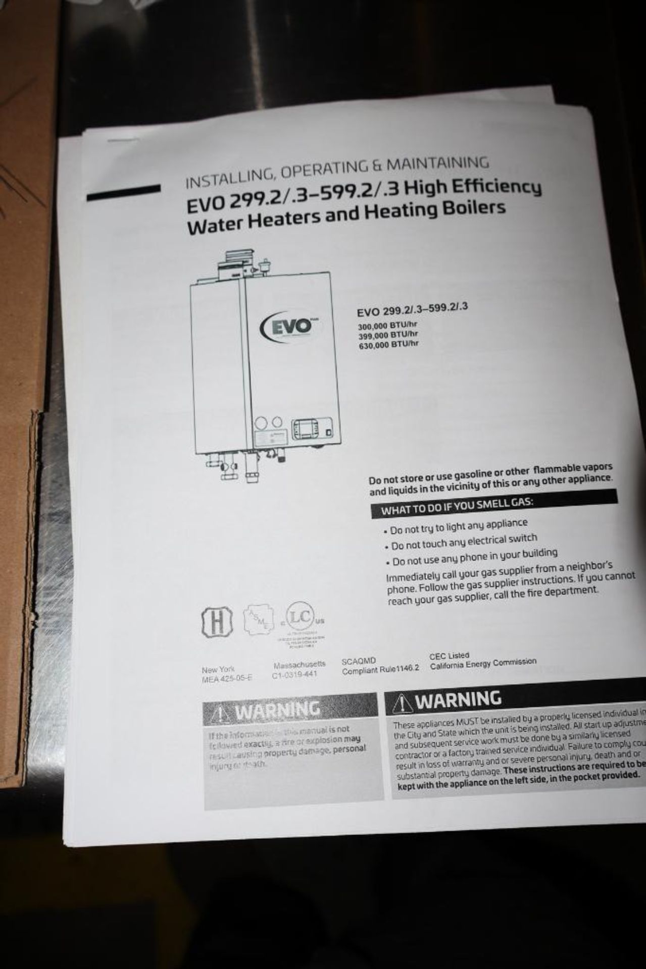 Armstrong 599EVO 630,000 BTU Natural Gas Fired High Efficiency Boilers - Image 4 of 4