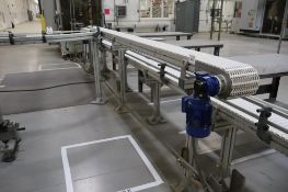 (5) Modular Plastic Chain Power Conveyors