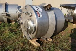 Regev approx. 500-Gallon 316 Stainless Steel Jacketed Mixing Tank