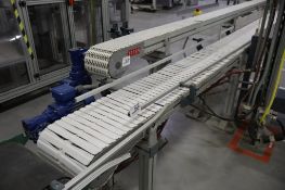 (5) Modular Plastic Chain Power Conveyors