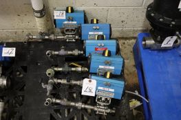(4) Rotex 3X63 Pneumatic Actuators with Flowtek Valves