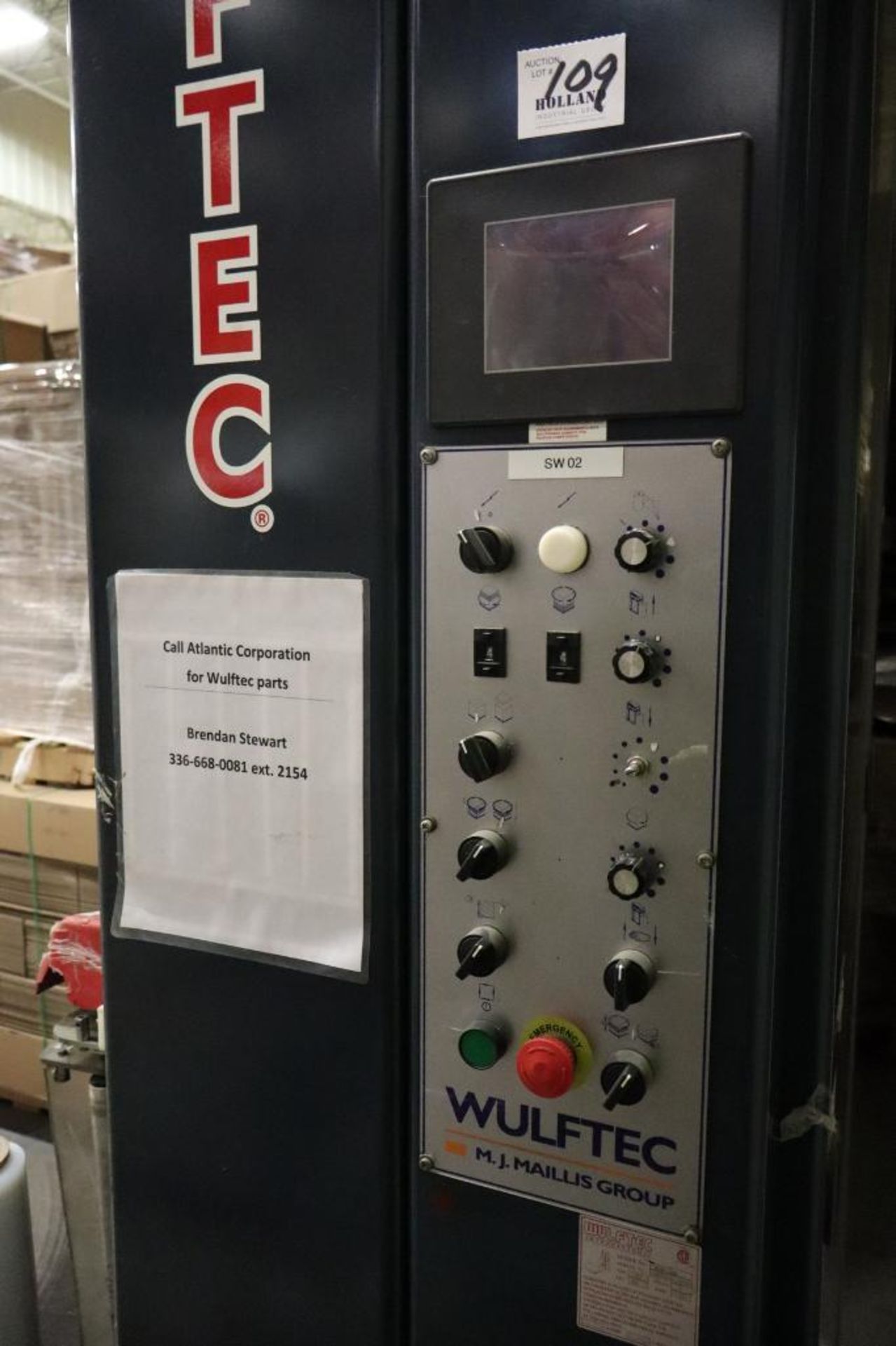 Wulftek WLP-200 Stretch Wrap Machine S/N 12276-4-1203 - Image 4 of 4