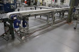 (4) Modular Plastic Chian Power Conveyors