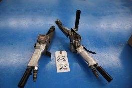 (1) Nitto Kohki B-30S Pneumatic Abrasive Belt Tool, 12,000 RPM with Jet JSM630 Abrasive Belt Tool