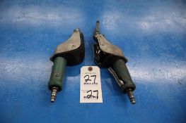 (2) Dynabrade 11000 Pneumatic Dynafile Abrasive Belt Tool, 20,000 RPM