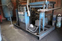Quincy QSI-500 100-HP Rotary Screw Air Compressor with Patton Refrigerated Air Dryer and 250 Gallon