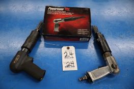 Powermate VX Pneumatic Descaler in Box with (2) Needle Descalers