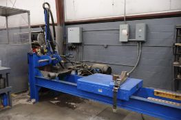 Hydraulic Cylinder Test Station with Protected Booth for Operater and Controls