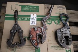 (2) Merril Plate Lifters with UFS Tongs