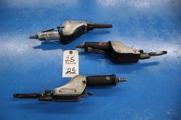 (3) Dynabrade 11000 Pneumatic Dynafile Abrasive Belt Tool, 20,000 RPM