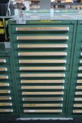 Stanley Vidmar 13-Drawer Parts Cabinet