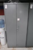 Lyon Steel 2-Door Cabinet with Large Quantity of Assorted Gauges