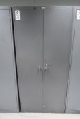 Republic Steel 2-Door Cabinet with Contents of Pin Gages, Block Gages, & Gage Parts