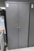 Tennsco Steel 2-Door Cabinet with Contents of Torque Wrenches, Pneumatic Drivers, & Gages