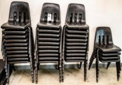 (34) Stackable Poly Chairs