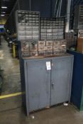 Steel 2-Door Cabinet with Overhead Drawer Organizers