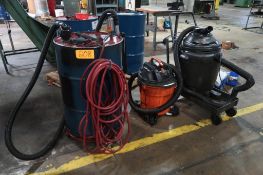 (3) Shop Vacuums