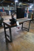 Wood Top Work Bench with Morgen 4-1/2