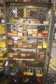 5-Sections of Steel Shelving with Contents of M-6 Cold Header Tooling