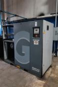 2012 Atlas Copco Model GA55VSD 75 HP Rotary Screw Air Compressor